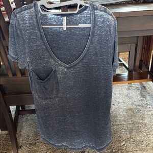 Z Supply Gray Short Sleeve Relaxed Tee